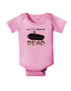 Sleep When Dead Coffin Baby Romper Bodysuit-Baby Romper-TooLoud-Pink-06-Months-Davson Sales