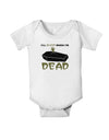 Sleep When Dead Coffin Baby Romper Bodysuit-Baby Romper-TooLoud-White-06-Months-Davson Sales