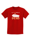 Sleep When Dead Coffin Childrens Dark T-Shirt-Childrens T-Shirt-TooLoud-Red-X-Small-Davson Sales