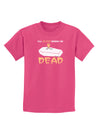 Sleep When Dead Coffin Childrens Dark T-Shirt-Childrens T-Shirt-TooLoud-Sangria-X-Small-Davson Sales