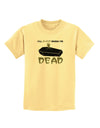 Sleep When Dead Coffin Childrens T-Shirt-Childrens T-Shirt-TooLoud-Daffodil-Yellow-X-Small-Davson Sales