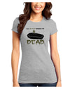 Sleep When Dead Coffin Juniors T-Shirt-Womens Juniors T-Shirt-TooLoud-Ash-Gray-Juniors Fitted X-Small-Davson Sales