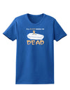 Sleep When Dead Coffin Womens Dark T-Shirt-TooLoud-Royal-Blue-X-Small-Davson Sales