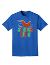 Sleigh Ride Color Adult Dark T-Shirt-Mens T-Shirt-TooLoud-Royal-Blue-Small-Davson Sales