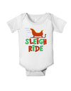 Sleigh Ride Color Baby Romper Bodysuit-Baby Romper-TooLoud-White-06-Months-Davson Sales