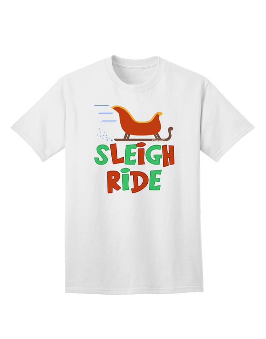Sleigh Ride Color - Premium Adult T-Shirt for Casual Wear-Mens T-shirts-TooLoud-White-Small-Davson Sales