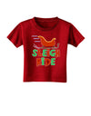 Sleigh Ride Color Toddler T-Shirt Dark-Toddler T-Shirt-TooLoud-Red-2T-Davson Sales