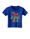 Sleigh Ride Color Toddler T-Shirt Dark-Toddler T-Shirt-TooLoud-Royal-Blue-2T-Davson Sales