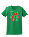 Sleigh Ride Color Womens Dark T-Shirt-TooLoud-Kelly-Green-X-Small-Davson Sales