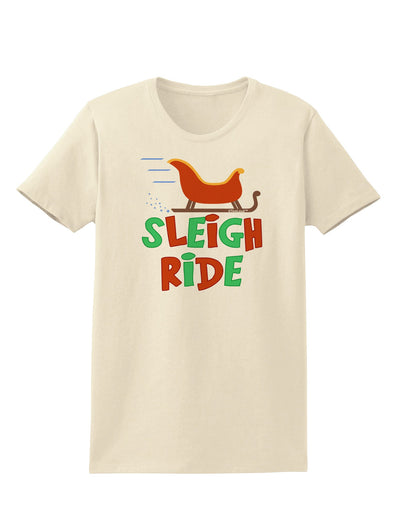 Sleigh Ride Color Womens T-Shirt-Womens T-Shirt-TooLoud-Natural-X-Small-Davson Sales