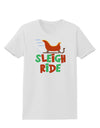 Sleigh Ride Color Womens T-Shirt-Womens T-Shirt-TooLoud-White-X-Small-Davson Sales