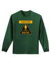 Slippery When Wet Adult Long Sleeve Dark T-Shirt-TooLoud-Dark-Green-Small-Davson Sales