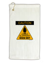 Slippery When Wet Micro Terry Gromet Golf Towel 16 x 25 inch-Golf Towel-TooLoud-White-Davson Sales