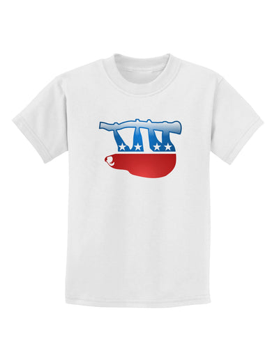 Sloth Political Party Symbol Childrens T-Shirt-Childrens T-Shirt-TooLoud-White-X-Small-Davson Sales