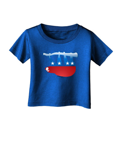 Sloth Political Party Symbol Infant T-Shirt Dark-Infant T-Shirt-TooLoud-Royal-Blue-06-Months-Davson Sales