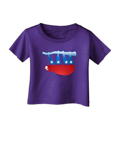 Sloth Political Party Symbol Infant T-Shirt Dark-Infant T-Shirt-TooLoud-Purple-06-Months-Davson Sales