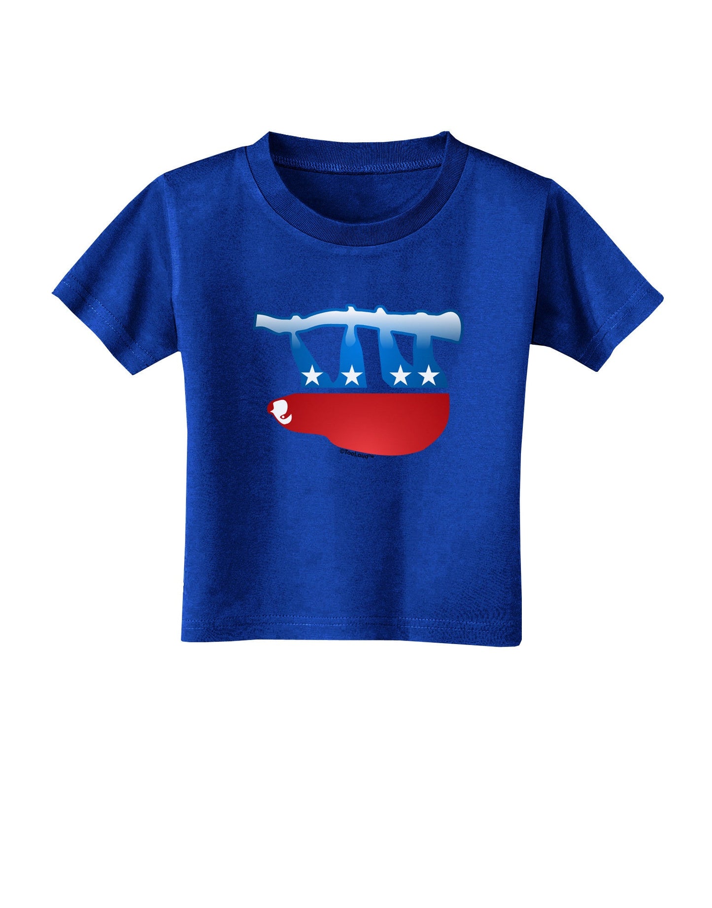 Sloth Political Party Symbol Toddler T-Shirt Dark-Toddler T-Shirt-TooLoud-Royal-Blue-2T-Davson Sales