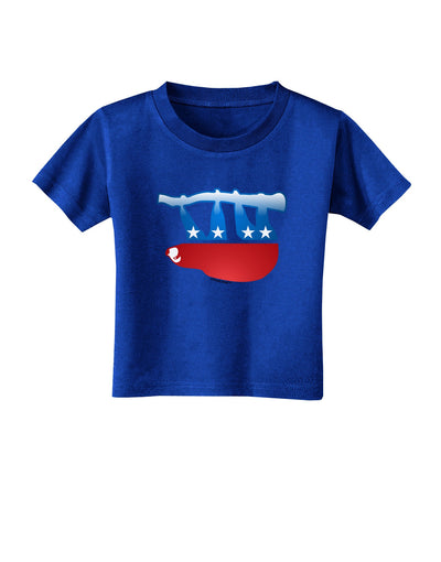 Sloth Political Party Symbol Toddler T-Shirt Dark-Toddler T-Shirt-TooLoud-Royal-Blue-2T-Davson Sales