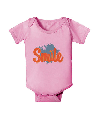 Smile Baby Romper Bodysuit-Baby Romper-TooLoud-Pink-06-Months-Davson Sales