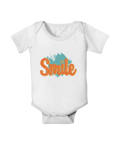 Smile Baby Romper Bodysuit-Baby Romper-TooLoud-White-06-Months-Davson Sales