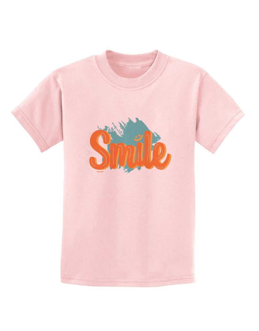 Smile Childrens T-Shirt-Childrens T-Shirt-TooLoud-White-X-Small-Davson Sales