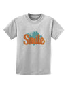 Smile Childrens T-Shirt-Childrens T-Shirt-TooLoud-AshGray-X-Small-Davson Sales