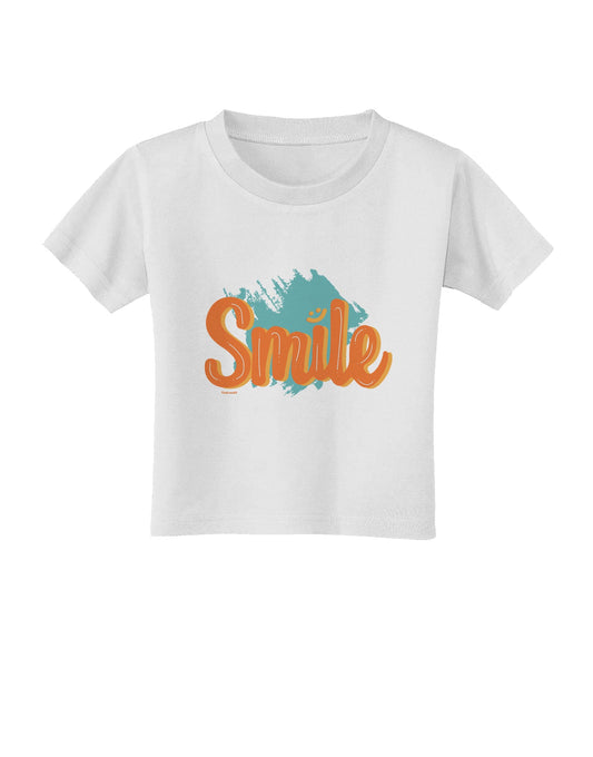 Smile Toddler T-Shirt-Toddler T-shirt-TooLoud-White-2T-Davson Sales