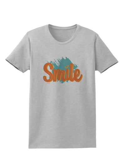 Smile Womens T-Shirt-Womens T-Shirt-TooLoud-AshGray-X-Small-Davson Sales