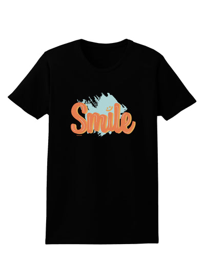 Smile Womens T-Shirt-Womens T-Shirt-TooLoud-Black-X-Small-Davson Sales