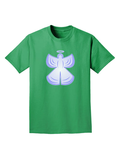 Snow Angel Design - Winter Adult Dark T-Shirt-Mens T-Shirt-TooLoud-Kelly-Green-Small-Davson Sales