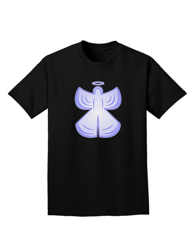 Snow Angel Design - Winter Adult Dark T-Shirt-Mens T-Shirt-TooLoud-Black-Small-Davson Sales