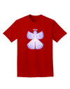 Snow Angel Design - Winter Adult Dark T-Shirt-Mens T-Shirt-TooLoud-Red-Small-Davson Sales