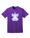 Snow Angel Design - Winter Adult Dark T-Shirt-Mens T-Shirt-TooLoud-Purple-Small-Davson Sales