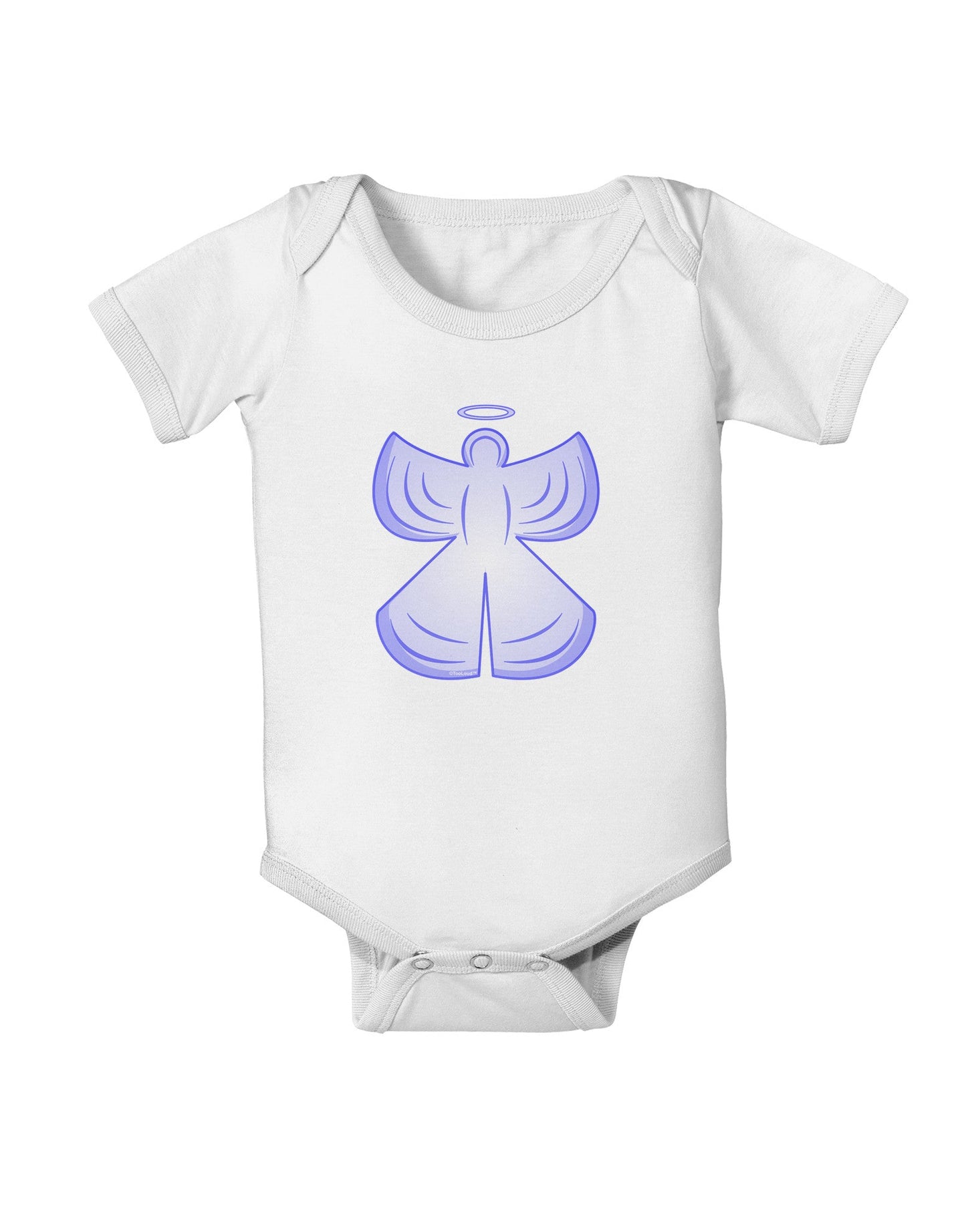 Snow Angel Design - Winter Baby Romper Bodysuit-Baby Romper-TooLoud-White-06-Months-Davson Sales