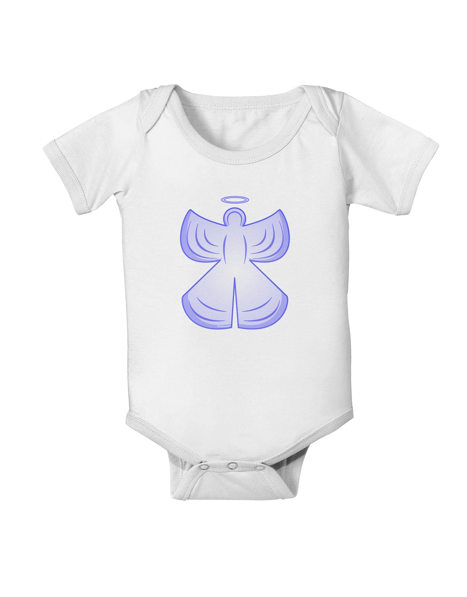 Snow Angel Design - Winter Baby Romper Bodysuit-Baby Romper-TooLoud-White-06-Months-Davson Sales