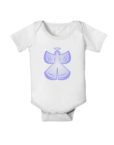 Snow Angel Design - Winter Baby Romper Bodysuit-Baby Romper-TooLoud-White-06-Months-Davson Sales