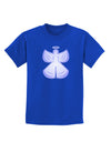 Snow Angel Design - Winter Childrens Dark T-Shirt-Childrens T-Shirt-TooLoud-Royal-Blue-X-Small-Davson Sales