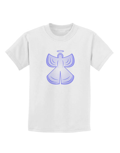 Snow Angel Design - Winter Childrens T-Shirt-Childrens T-Shirt-TooLoud-White-X-Small-Davson Sales