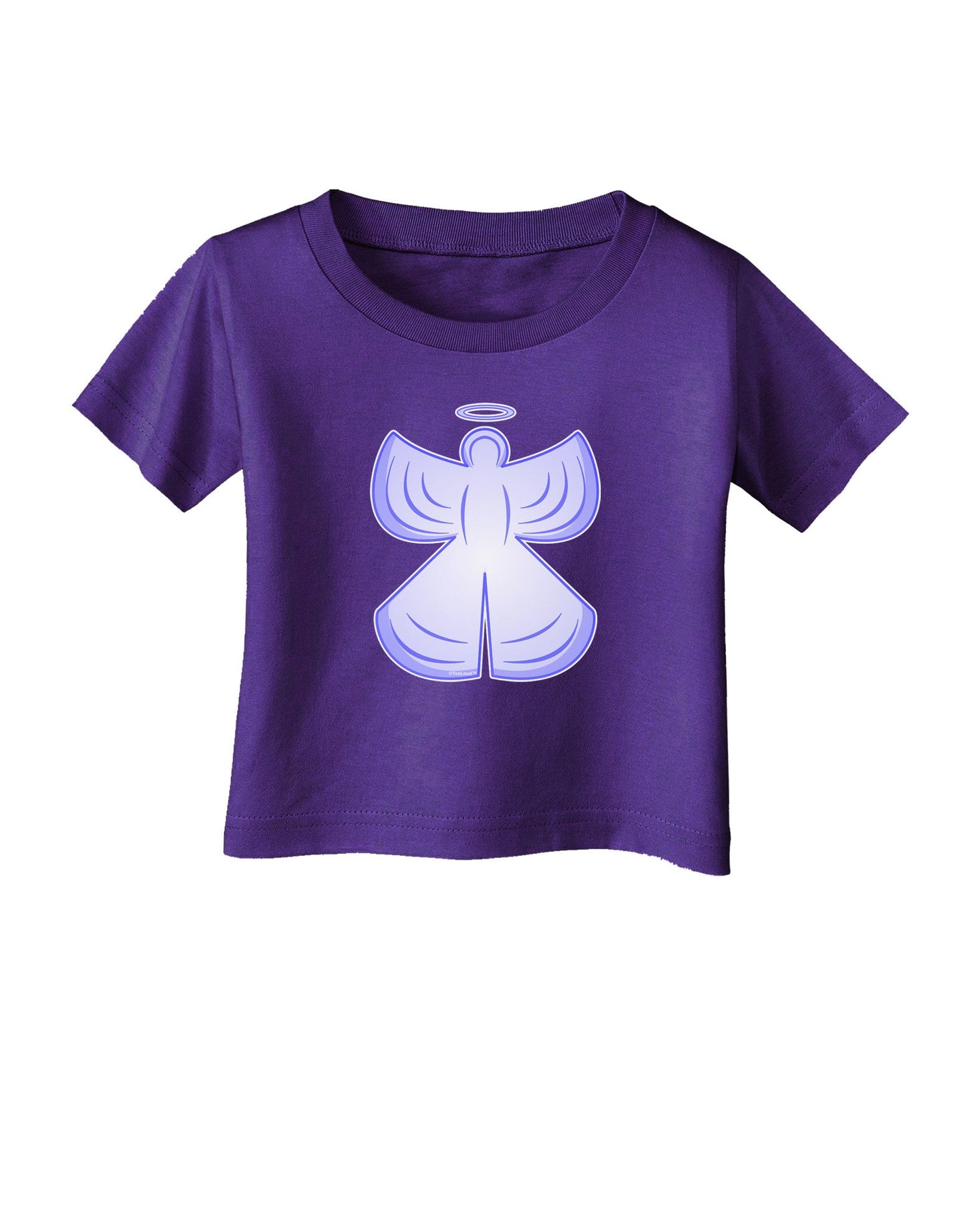 Snow Angel Design - Winter Infant T-Shirt Dark-Infant T-Shirt-TooLoud-Purple-06-Months-Davson Sales