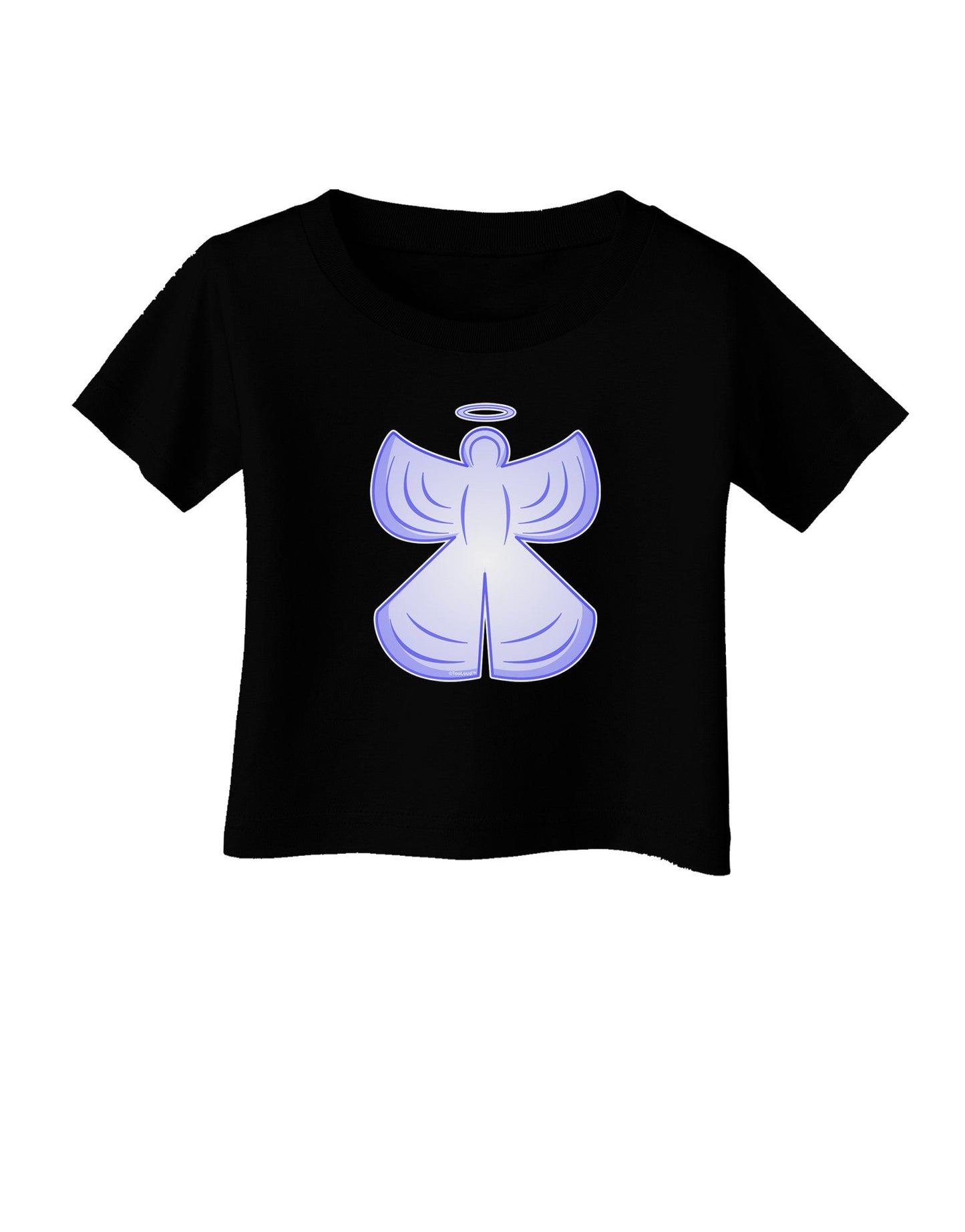 Snow Angel Design - Winter Infant T-Shirt Dark-Infant T-Shirt-TooLoud-Black-06-Months-Davson Sales