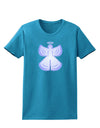 Snow Angel Design - Winter Womens Dark T-Shirt-Womens T-Shirt-TooLoud-Turquoise-X-Small-Davson Sales