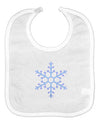 Snowflake Christmas Baby Bib