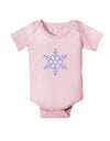 Snowflake Christmas Baby Romper Bodysuit-Baby Romper-TooLoud-Light-Pink-06-Months-Davson Sales