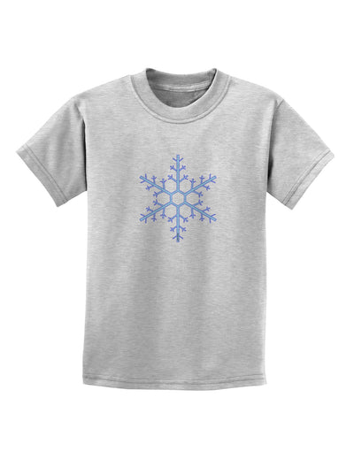 Snowflake Christmas Childrens T-Shirt-Childrens T-Shirt-TooLoud-AshGray-X-Small-Davson Sales