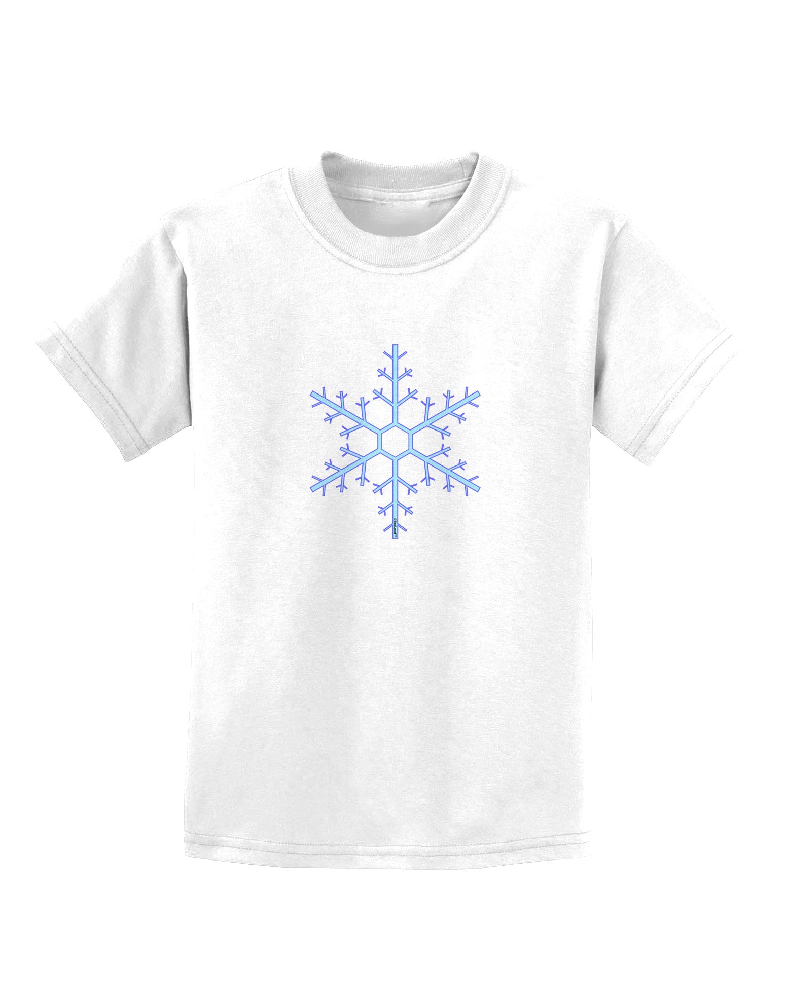 Snowflake Christmas Childrens T-Shirt-Childrens T-Shirt-TooLoud-White-X-Small-Davson Sales