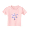 Snowflake Christmas Toddler T-Shirt-Toddler T-Shirt-TooLoud-Light-Pink-2T-Davson Sales