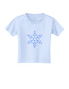 Snowflake Christmas Toddler T-Shirt-Toddler T-Shirt-TooLoud-Light-Blue-2T-Davson Sales