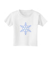 Snowflake Christmas Toddler T-Shirt-Toddler T-Shirt-TooLoud-White-2T-Davson Sales