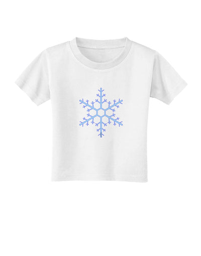 Snowflake Christmas Toddler T-Shirt-Toddler T-Shirt-TooLoud-White-2T-Davson Sales