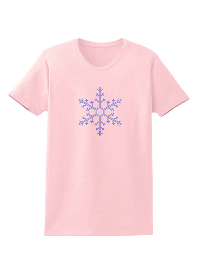 Snowflake Christmas Womens T-Shirt-Womens T-Shirt-TooLoud-PalePink-X-Small-Davson Sales